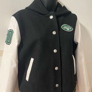 NWT! Jets women’s varsity jacket